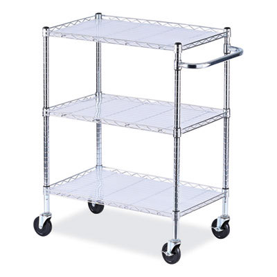Laundry & Liner Utility Cart: Silver